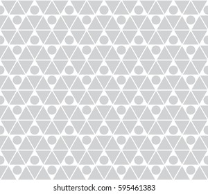 abstract gray geometric triangle deco art pattern background