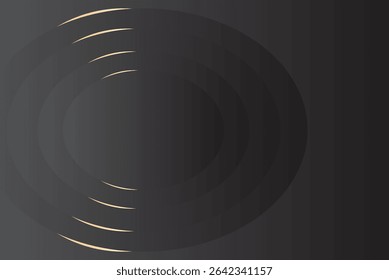 Abstract gray gradient background with lines and shapes pattern. Vector illustration. Eps 10.