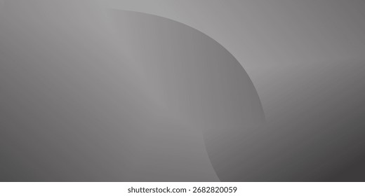Abstract Gray Gradient with Curved Shape, Modern Minimalist Desi