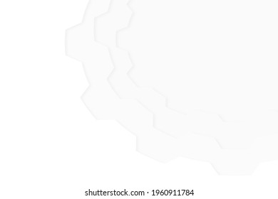 Abstract gray gradient texture line vector white background 3d illustration