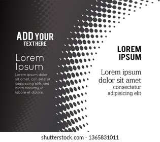 Abstract gray halftone background. Vector illustration