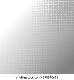 Abstract gray halftone dots background