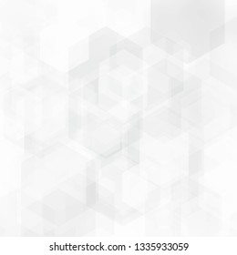 abstract gray hexagon background 