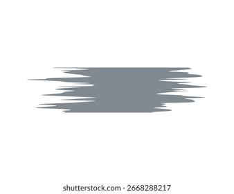 Trazo de pincel de tinta gris Abstractas.