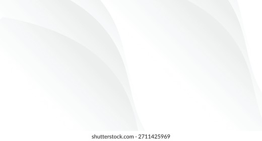 Elemento de curva de fondo de línea gris Abstractas con espacio en blanco para el diseño de texto y mensajes, capas superpuestas, diseño moderno