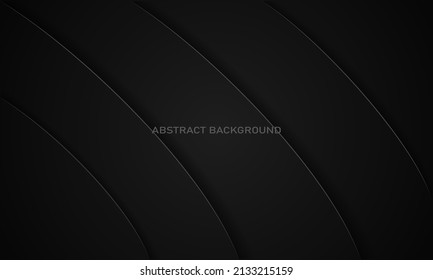 abstract gray line dark background with shadow