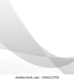 Resumen de líneas grises sobre fondo blanco - Ilustración vectorial