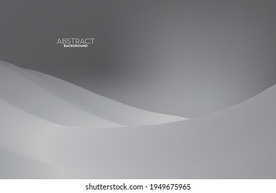 Abstract gray mesh gradient background or banner website, grey design wallpaper smooth concept, vector eps
