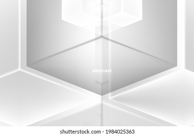 Abstract gray mesh gradient background or banner website, grey design wallpaper smooth concept, vector eps
