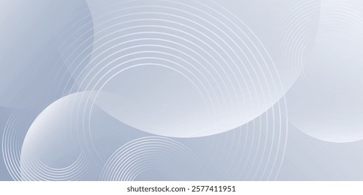 Abstract gray modern background with circle elements. Digital technology concept. Eps10