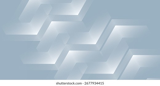 Fundo moderno cinza abstrato com elementos hexágono arte vetorial simples moderna agradável 