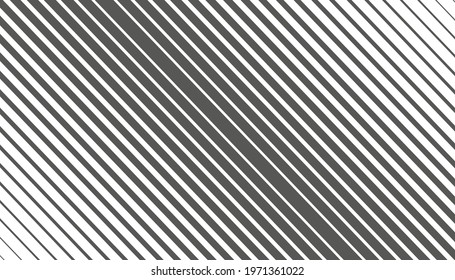 Abstract gray monochrome stripe pattern design. Minimal striped surface isolated on white background. Vector