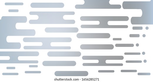 Abstract gray mustard Rounded Lines Halftone Transition. Vector Background