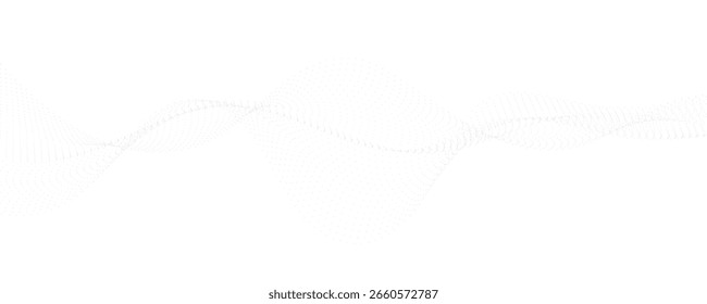 abstract gray particles wave background