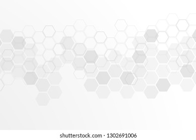 Abstract gray polygonal background template. Vector technology banner.