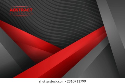 abstract gray red color overlap layers luxury modern texture background. eps10 vector