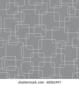 Abstract Gray Rounded Square Background (seamless Pattern)