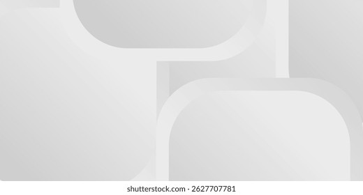 Formas cinza abstratas criam um design discreto. Ele aparece no canto superior esquerdo para adicionar interesse visual mínimo.