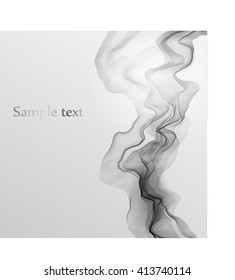 abstract gray smoke on gray modern background
