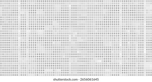 Fundo de mosaico de pixel quadrado cinza abstrato
