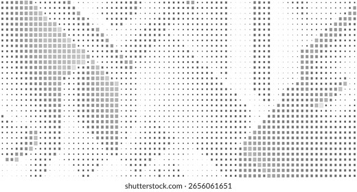 Abstract gray square pixel mosaic background. modern vector illustration

