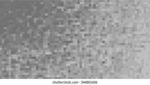 Abstract gray square pixel mosaic background