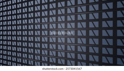 Abstract gray square shape with futuristic concept background