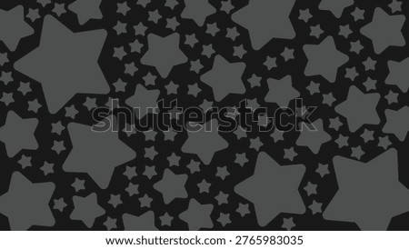 Abstract Gray Star Pattern Background
