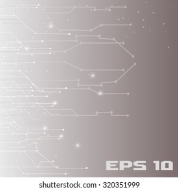 Abstract gray technology background vector illustration
