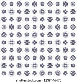 abstract gray texture on white background. Arranged in a staggered manner two medium floral fractal patterns.
