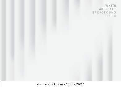 Abstract Gray tone of fabric background texture with beautiful straight vertical design. Luxury,smooth and silky satin cloth. Vector illustration eps 10