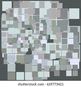 Abstract gray tone squares texture background