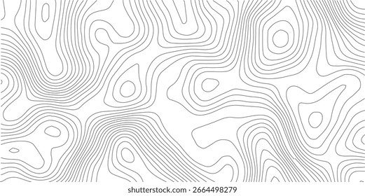 Abstract gray topography contour map background design .geometric black wave curve lines texture .abstract topographic map with wave line pattern .	