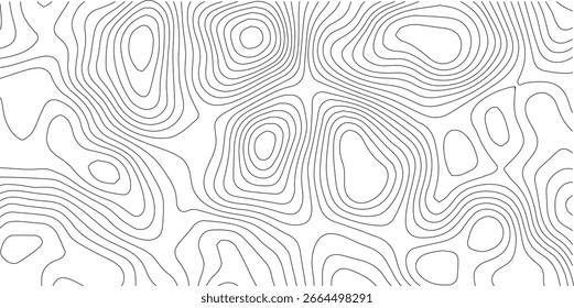 Abstract gray topography contour map background design .geometric black wave curve lines texture .abstract topographic map with wave line pattern .	