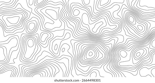 Abstract gray topography contour map background design .geometric black wave curve lines texture .abstract topographic map with wave line pattern .	