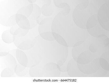 Abstract gray transparent circles overlap on background