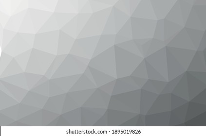 Abstract gray triangles background in different sizes