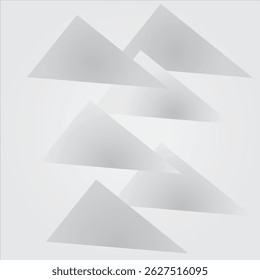Abstract Gray Triangles Background   Modern Geometric Art Design