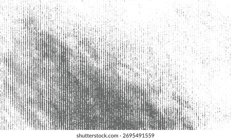 Linhas verticais cinzentas abstratas com aparência texturizada e angustiada sobre fundo branco.