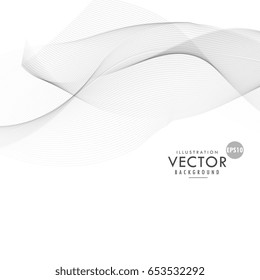 abstract gray wave background design