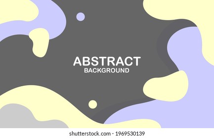 Abstract gray wave background. Dynamic shapes composition. Vector illustration