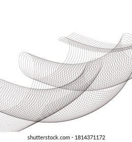abstract gray wave. idea for your design