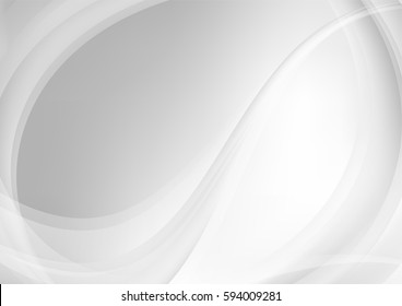 Abstract gray waves background bright