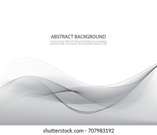Abstract gray wave.Vector abstract background wave.