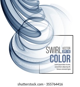 Abstract gray wavy background. Vector illustration EPS10