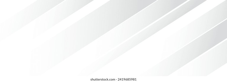 Abstract gray and white background. Geometric background with diagonal stripes design. Vector illustration