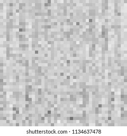 Abstract gray white background with mesh of squares. Mosaic. Geometric template.