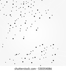 Abstract gray white background with mesh or grid of lines and dots, circles, for your amazing modern design.
