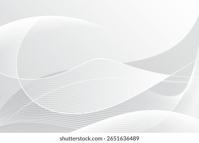 abstract gray and white background. silhouette design elements