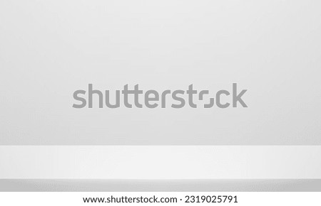 Abstract gray and white backgrounds. White, gray empty room studio gradient used for background and display your products. Graphic art design. Vector illustration.